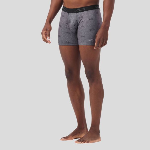 Odlo Graphite Grey Odlo Aop Ss20 - Black The Men's 2 Pack Active Everyday Boxers Underwear Odlo Cashback Men