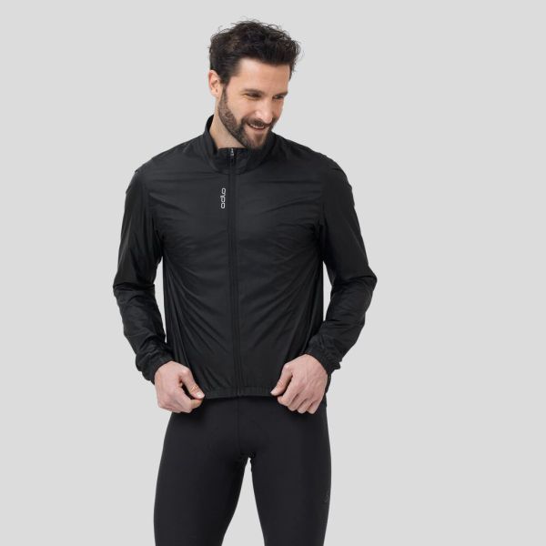 Odlo Black The Essentials Long Sleeve Cycling Jacket Jackets & Vests Distinctive Men
