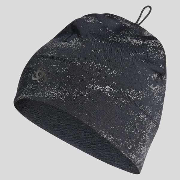 Headwear & Gloves Men Vintage Odlo Black The Polyknit Warm Reflective Hat